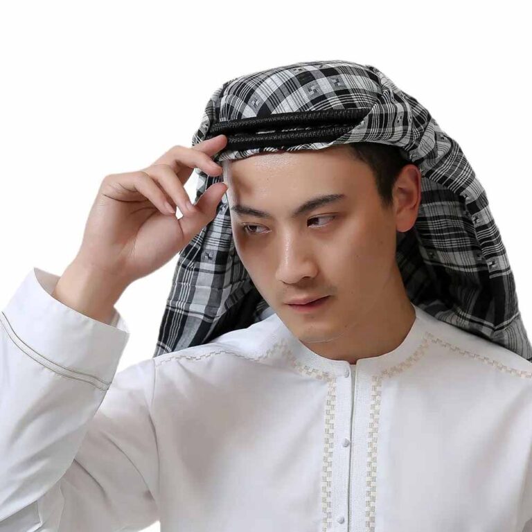 men plaid hijab2